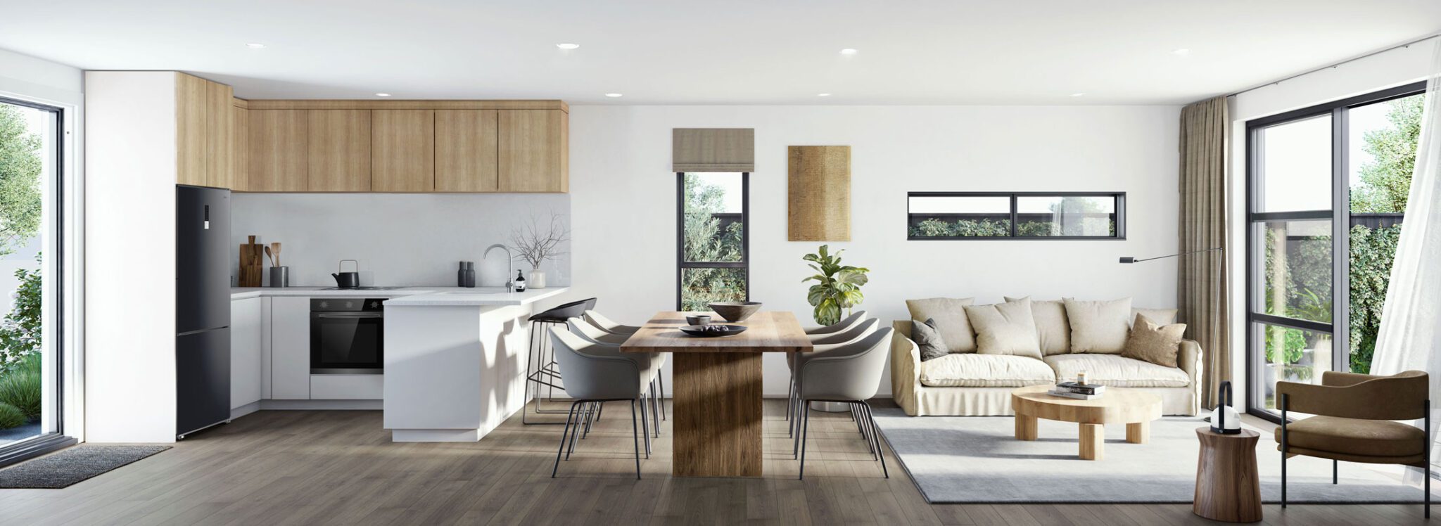 Selo open plan living